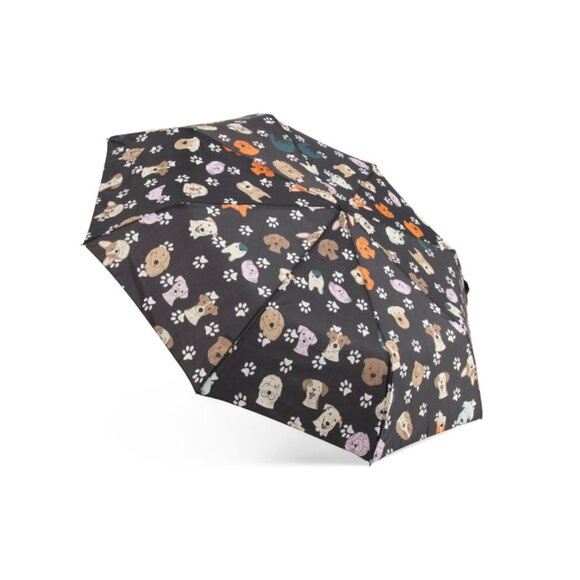 RAINY SKIES BLACK MULTI Umbrella - Picture 2 of 2